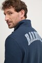 Хлопковая кофта Barbour MOL0666NY91 тёмно-синий