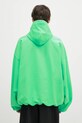 Abbigliamento VETEMENTS felpa Oval Logo Cropped Boxy UA66HD600E verde
