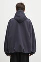 Одежда Кофта VETEMENTS Oval Logo Cropped Boxy UA66HD600N тёмно-синий