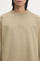 VETEMENTS sweatshirt Oval Logo Cropped Boxy beige UA66CW600T
