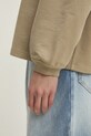 VETEMENTS felpa Oval Logo Cropped Boxy UA66CW600T beige