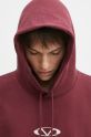 VETEMENTS sweatshirt Oval Logo Cropped Boxy maroon UA66HD600R