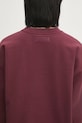 Dukserica VETEMENTS Oval Logo Cropped Boxy UA66CW600R bordo