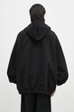Odzież VETEMENTS bluza Embroidered Logo Oversized UA66HD810B czarny