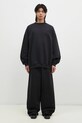 Кофта VETEMENTS Embroidered Logo Oversized UA66CW640B чёрный SS25