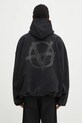 Clothing VETEMENTS cotton sweatshirt Double Anarchy Cropped Boxy UA66HD630B black