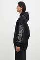 VETEMENTS felpa Metal Embroidered Oversized UA66HD750B nero SS25
