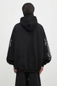 Abbigliamento VETEMENTS felpa Metal Embroidered Oversized UA66HD750B nero