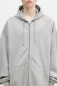 Dukserica VETEMENTS Embroidered Logo Oversized siva UA66HD810G