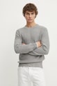 Svetr z vlněné směsi Marc O'Polo šedá 431516060368