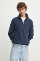 Marc O'Polo sweter z domieszką wełny granatowy 431516060370