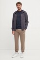 EA7 Emporio Armani hanorac de bumbac PJVRZ.8NPM33 gri SS25