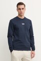 Хлопковая кофта EA7 Emporio Armani хлопок тёмно-синий PJVRZ.8NPM30