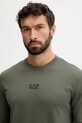 EA7 Emporio Armani bluza bawełniana zielony PJVRZ.8NPM30