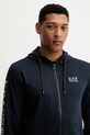 Bavlněná mikina EA7 Emporio Armani námořnická modř AF13512.7M000568