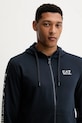 Bavlnená mikina EA7 Emporio Armani modrá AF13512.7M000568