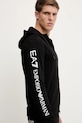 EA7 Emporio Armani pamut melegítőfelső AF13512.7M000568 fekete