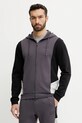 Mikina EA7 Emporio Armani s kapucňou sivá AF12660.7M000279