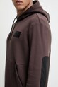 Бавовняна кофта EA7 Emporio Armani AF13531.7M000082 коричневий