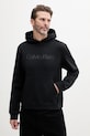 Mikina Calvin Klein Performance s kapucí černá LVGMS5W340