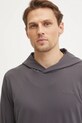 Pulover za vadbo Calvin Klein Performance siva LVGMS5W346