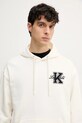 Хлопковая кофта Karl Lagerfeld бежевый 552906.705127