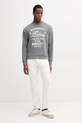 United Colors of Benetton hanorac de bumbac 3FWYU10A3 gri SS25