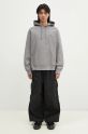 Μπλούζα Carhartt WIP Hooded American Script Sweat I028279.2LRXX γκρί