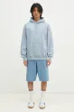 Carhartt WIP sweatshirt Hooded Chase Sweat I033661.2MYXX turquoise