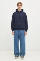 Mikina Carhartt WIP Hooded Chase Sweat tmavomodrá I033661.2MZXX