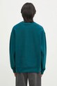 Clothing Carhartt WIP cotton sweatshirt Label Script Sweat I034429.2M1XX turquoise