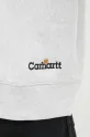 Памучен суичър Carhartt WIP Label Script Sweat сив I034429.482XX