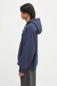 Carhartt WIP bluza bawełniana Hooded Label Script Sweat I034430.01XX niebieski SS25