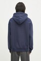 Odzież Carhartt WIP bluza bawełniana Hooded Label Script Sweat I034430.01XX niebieski