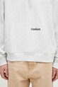 Памучен суичър Carhartt WIP Hooded Label Script Sweat сив I034430.482XX