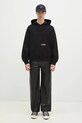Carhartt WIP cotton sweatshirt Hooded Label Script Sweat black I034430.89XX