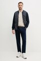 Bavlněná mikina Pepe Jeans DUKE BOMBER PM582836 námořnická modř SS25