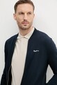 Bavlněná mikina Pepe Jeans DUKE BOMBER námořnická modř PM582836