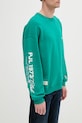 Βαμβακερή μπλούζα Pepe Jeans COLVILLE CREW πράσινο PM582841