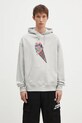 ICECREAM hanorac de bumbac Cone Man Popover Hood print gri IC24487