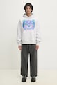 Billionaire Boys Club felpa in cotone Tropical Crest Popover Hood B24447 grigio