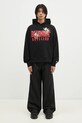 Billionaire Boys Club felpa in cotone Duck Embroidered Straight Logo Popover B24450 nero