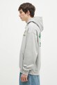 Billionaire Boys Club bluza bawełniana Duck Varsity Embroidered Popover Hood B24451 szary SS25