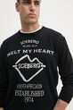 Бавовняний светр Iceberg чорний A019.7633