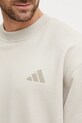 Памучен суичър adidas x Mercedes JW3091 бежов