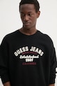 Бавовняна кофта Guess Jeans чорний M5RQ35.KCPR1