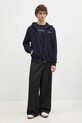 Guess Jeans hanorac de bumbac M5RQ45.KCPR1 bleumarin SS25