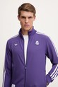 adidas Originals bluză REAL ICON TT violet JF2582