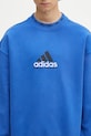 Dukserica adidas Originals Eqt Washed Crew JC8223 plava