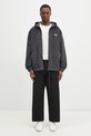 Menčestrová mikina adidas Originals Cord Hoodie JD5393 sivá